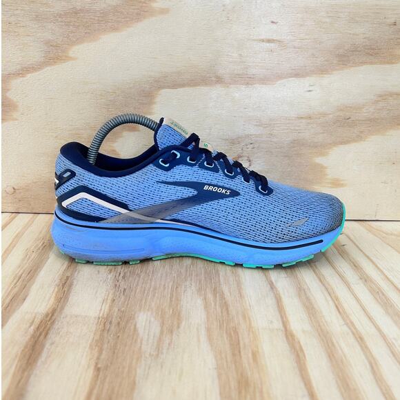 Brooks Blue Athletic Running Shoes with Mesh Upper - Picture 5 of 9
